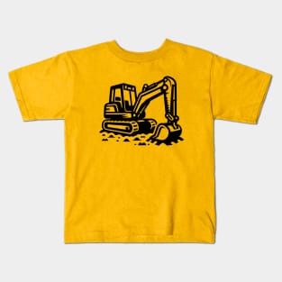 Backhoe Kids T-Shirt